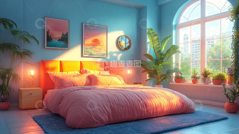 高清大图下载【趣麦麦图】卧室家具设计2