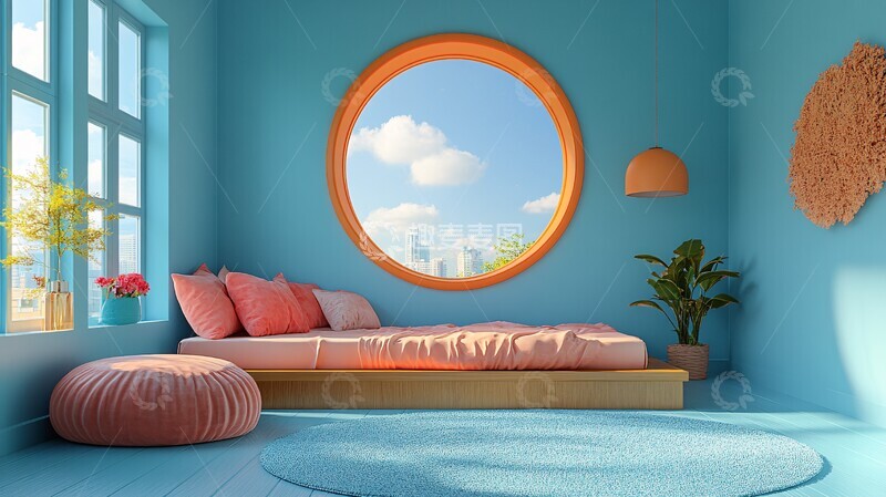 高清大图下载【趣麦麦图】温馨儿童卧室设计