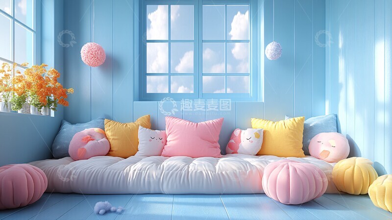 高清大图下载【趣麦麦图】儿童卧室装饰设计