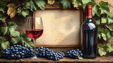 古典酒瓶静物画