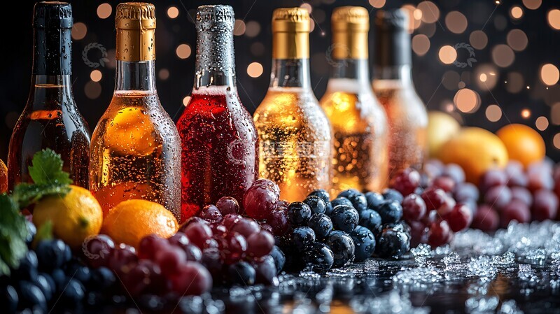 高清大图下载【趣麦麦图】酒吧冰镇酒水2