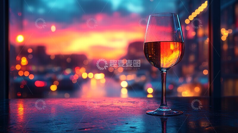 高清大图下载【趣麦麦图】酒吧里的鸡尾酒之夜3