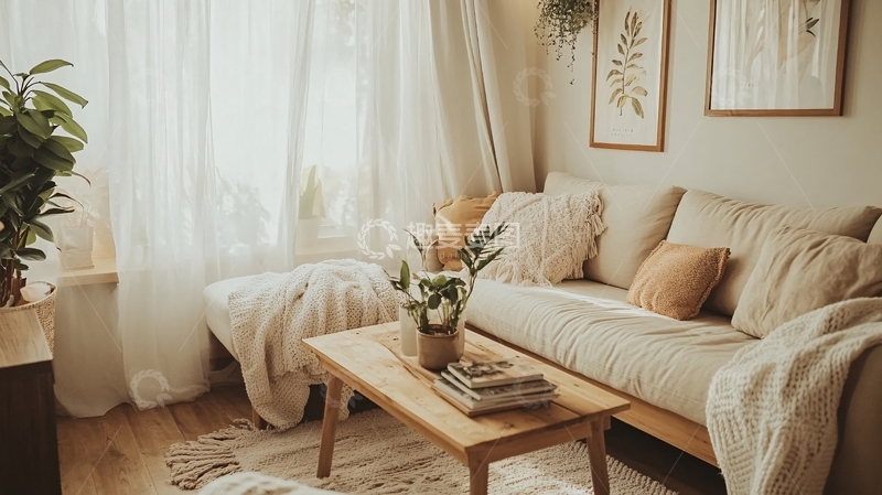 高清大图下载【趣麦麦图】暖色家居1