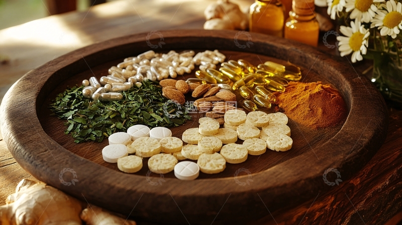高清大图下载【趣麦麦图】保健品配料