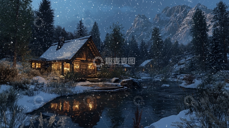 高清大图下载【趣麦麦图】唯美的雪景3