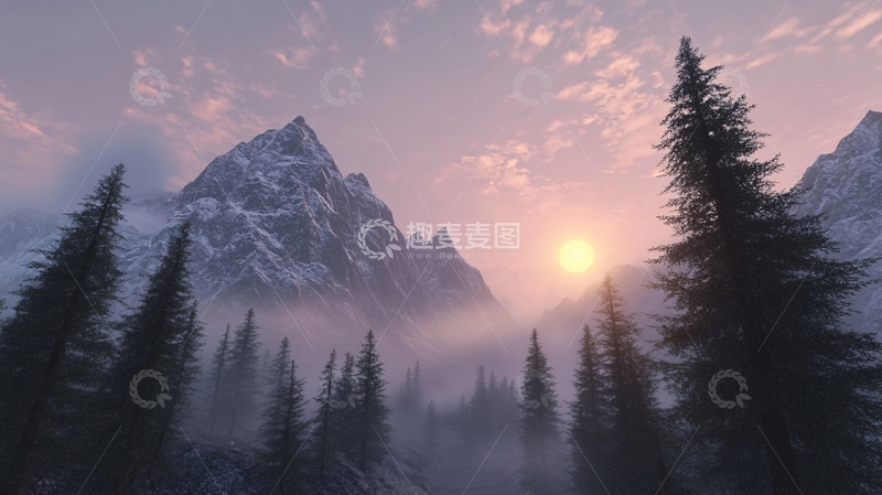 高清大图下载【趣麦麦图】日出东方壁纸10