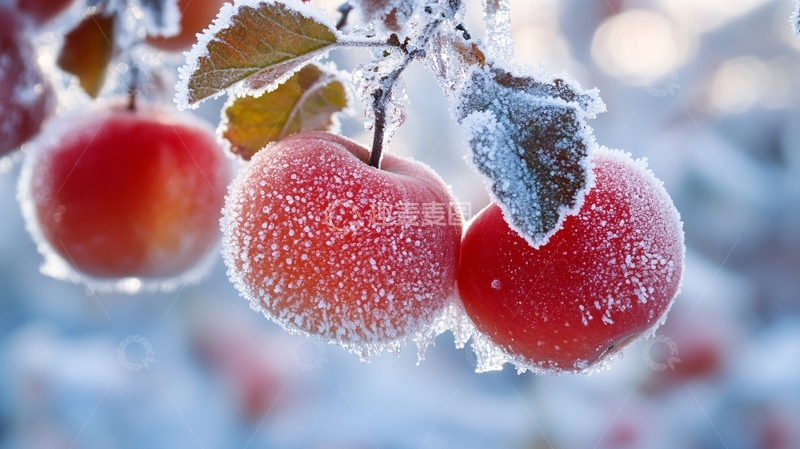 高清大图下载【趣麦麦图】挂霜山楂