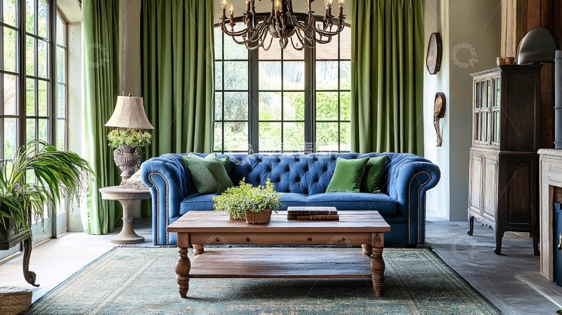 高清大图下载【趣麦麦图】法式乡村客厅