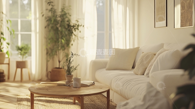 高清大图下载【趣麦麦图】温馨室内场景5