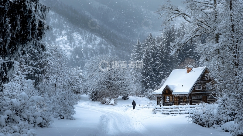 高清大图下载【趣麦麦图】冬日雪景壁纸14