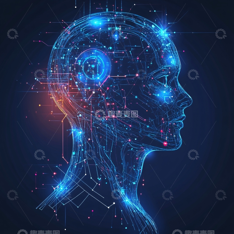 高清大图下载【趣麦麦图】科技感头部标题