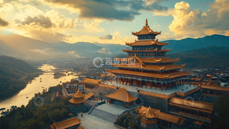 高清大图下载【趣麦麦图】梦幻佛宫