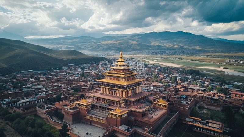 高清大图下载【趣麦麦图】卓尔山佛塔