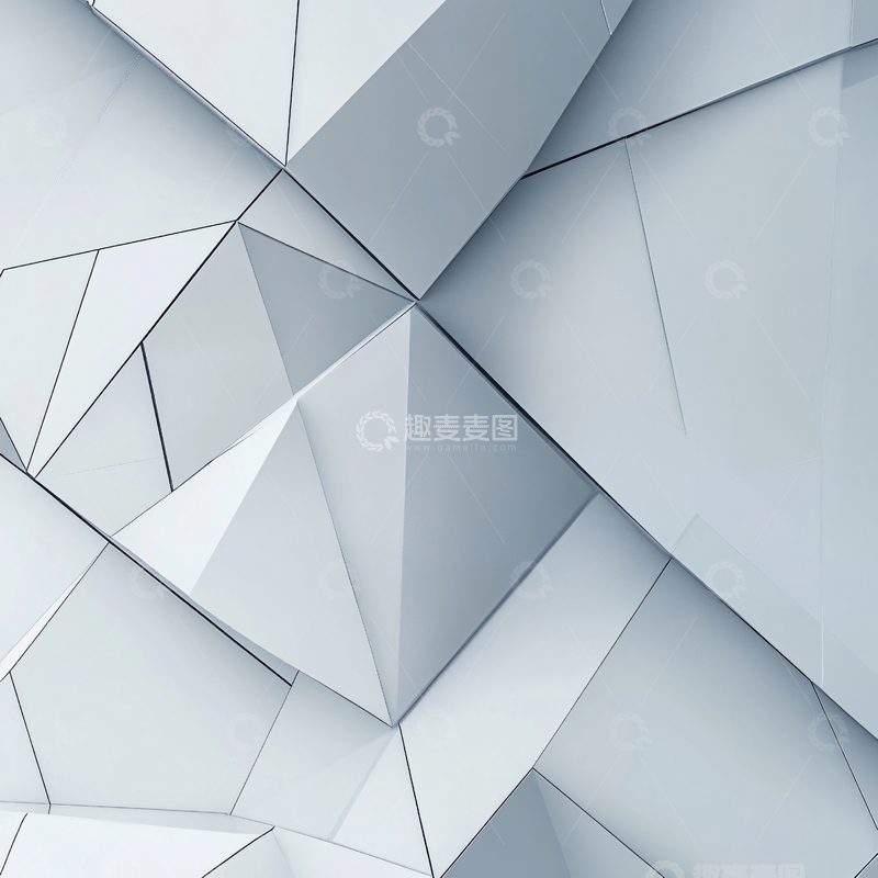 高清大图下载【趣麦麦图】高清立体几何背景1