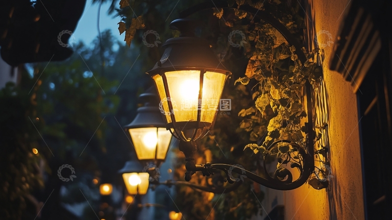 高清大图下载【趣麦麦图】鼓浪屿的路灯