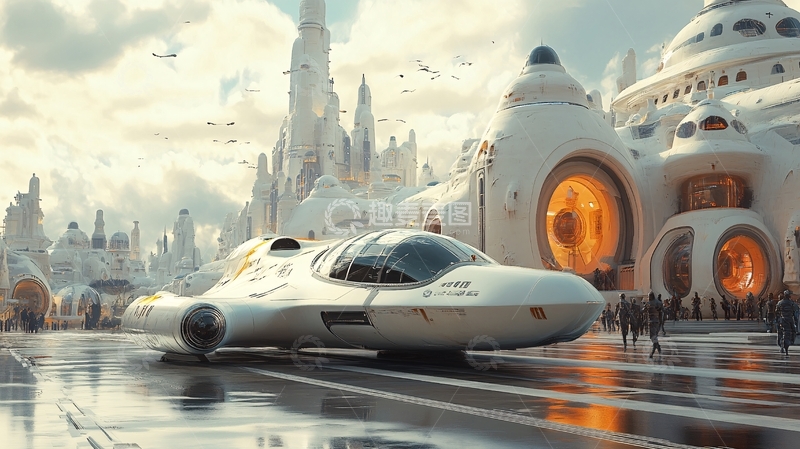 高清大图下载【趣麦麦图】科幻交通工具10