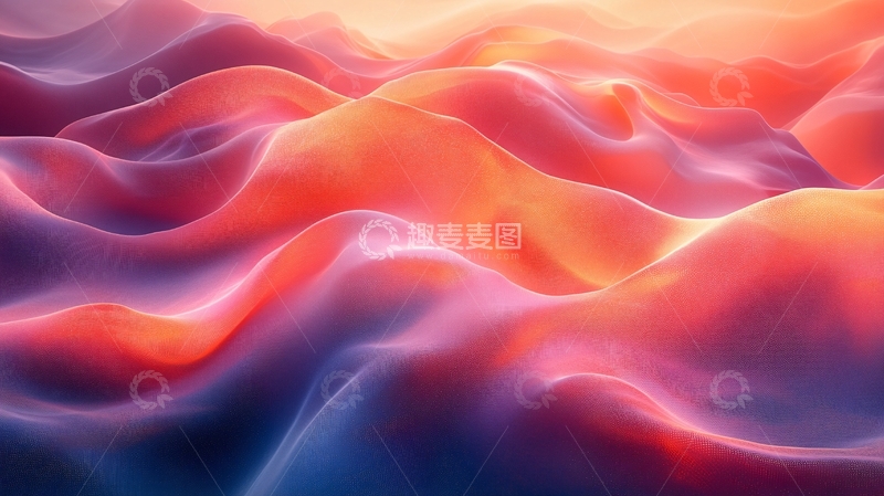 高清大图下载【趣麦麦图】肌理彩色流体背景11