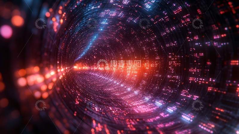 高清大图下载【趣麦麦图】数字隧道18