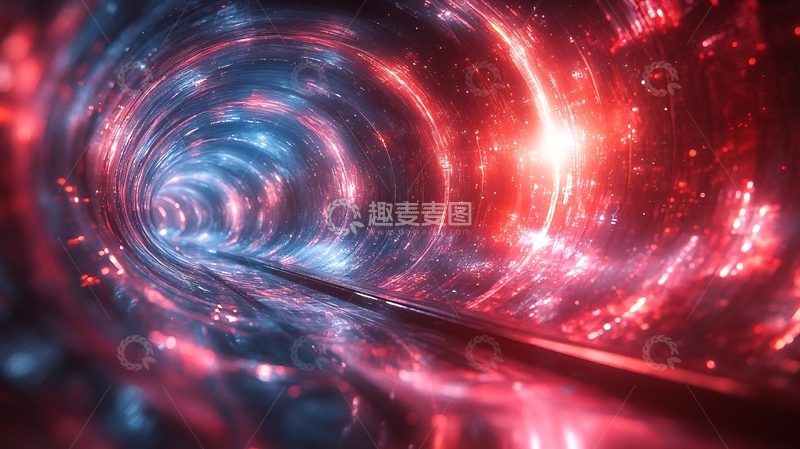 高清大图下载【趣麦麦图】科技漩涡隧道38