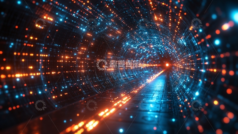 高清大图下载【趣麦麦图】数字隧道17