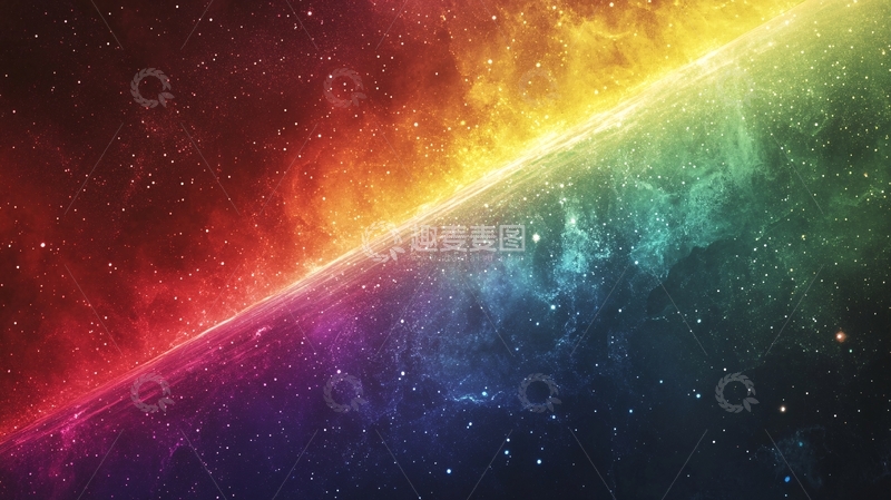 高清大图下载【趣麦麦图】炫彩论坛背景1