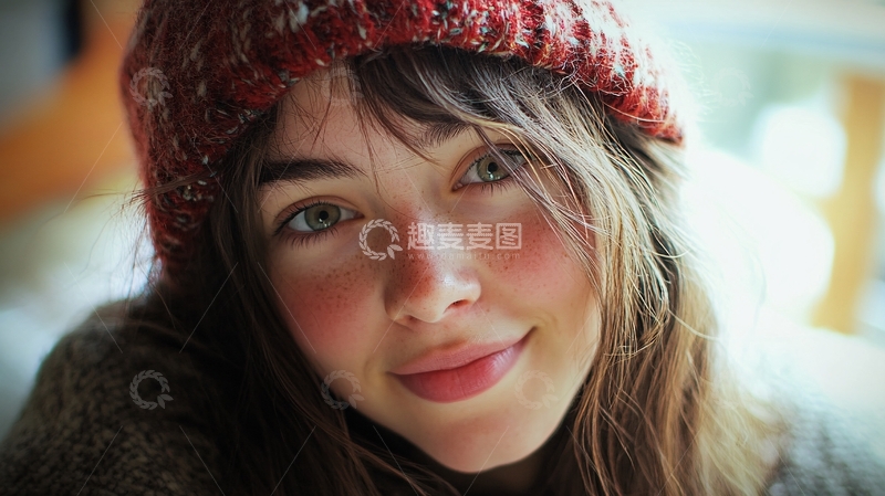 高清大图下载【趣麦麦图】红扑扑的脸蛋