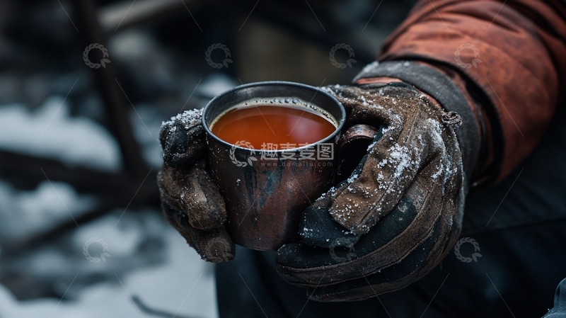 高清大图下载【趣麦麦图】暖冬茶饮