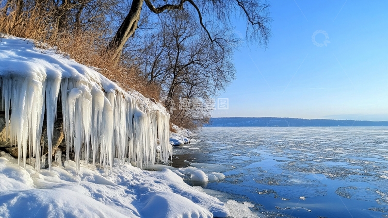 高清大图下载【趣麦麦图】冰天一色