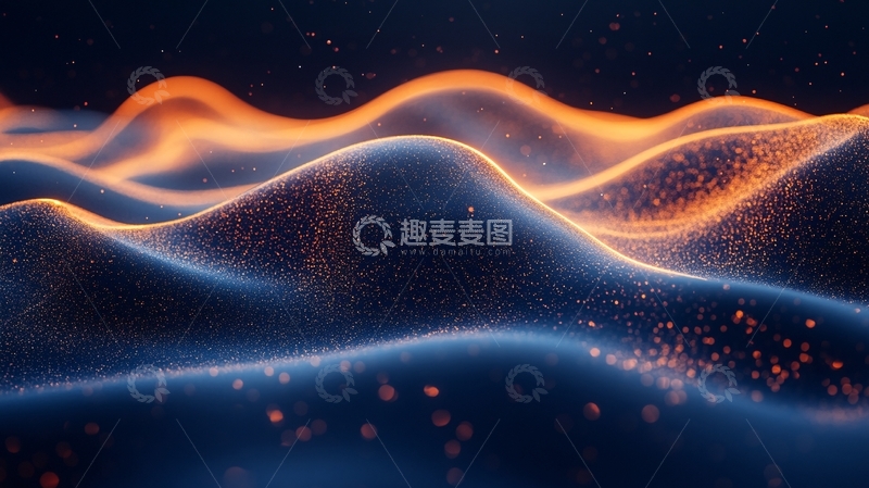 高清大图下载【趣麦麦图】金色科技7