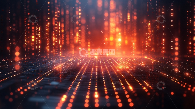 高清大图下载【趣麦麦图】科技背景网络大数8