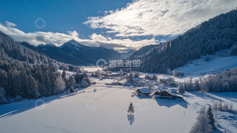 高清大图下载【趣麦麦图】雪后贾登峪