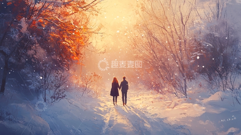 高清大图下载【趣麦麦图】冬天唯美浪漫4