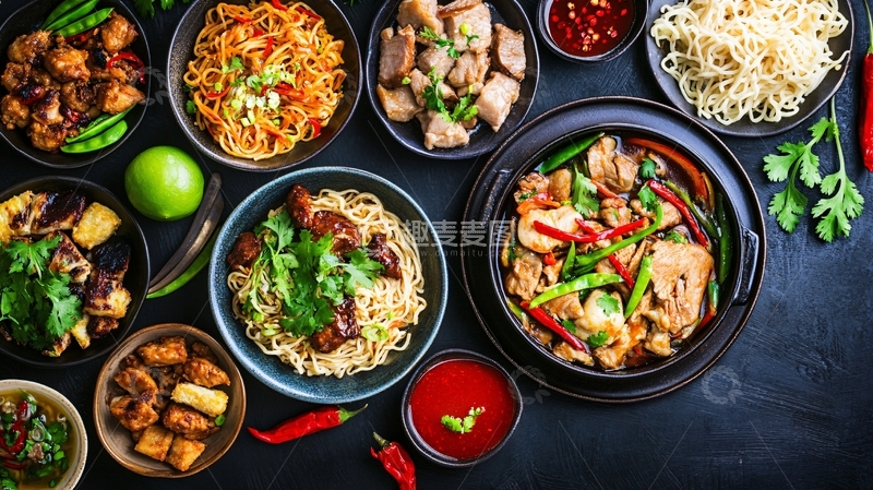 高清大图下载【趣麦麦图】小面广告