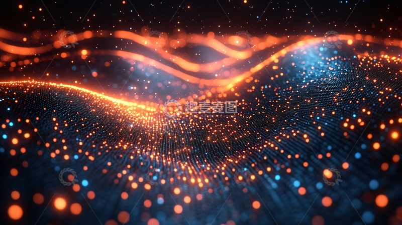 高清大图下载【趣麦麦图】网点创意特效背景35