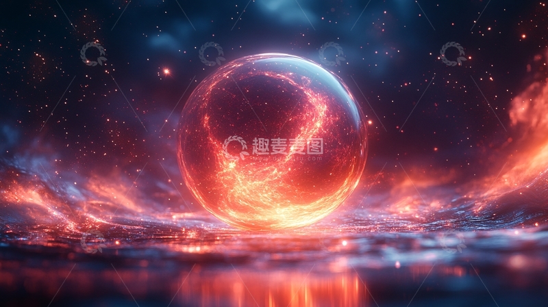 高清大图下载【趣麦麦图】科技星球主视觉科技4