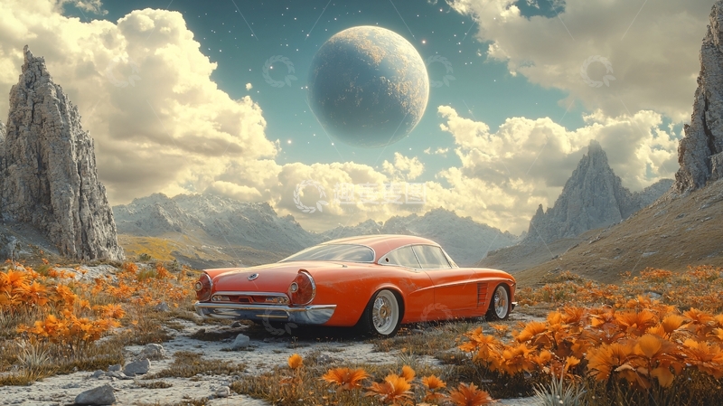 高清大图下载【趣麦麦图】汽车合成图2