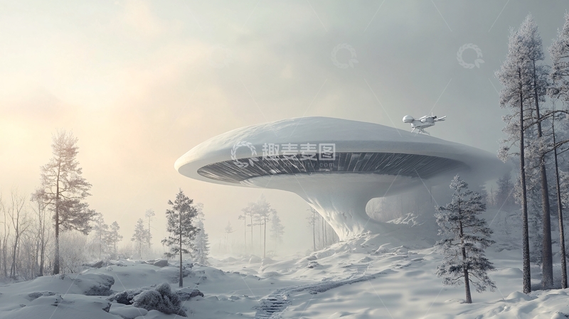 高清大图下载【趣麦麦图】魅力挪威市悬浮岛设计4