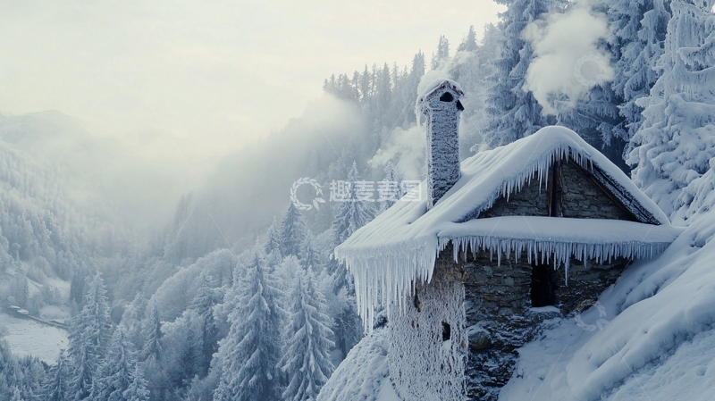 高清大图下载【趣麦麦图】冬日雪景壁纸12