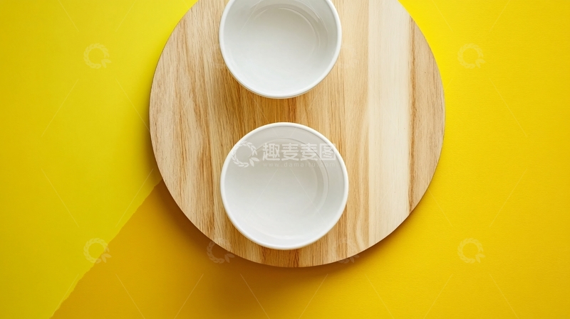 高清大图下载【趣麦麦图】自制圆盘空碗组合