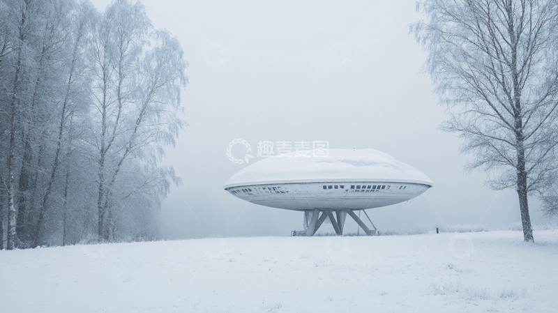 高清大图下载【趣麦麦图】蘑菇形雷达