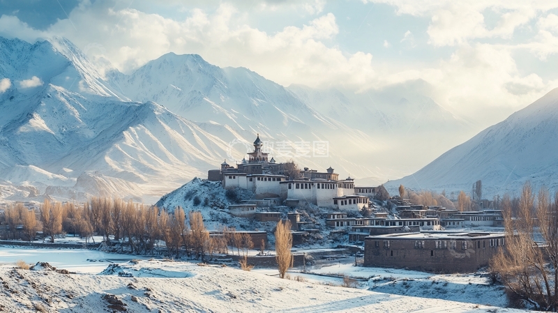 高清大图下载【趣麦麦图】雪域圣殿