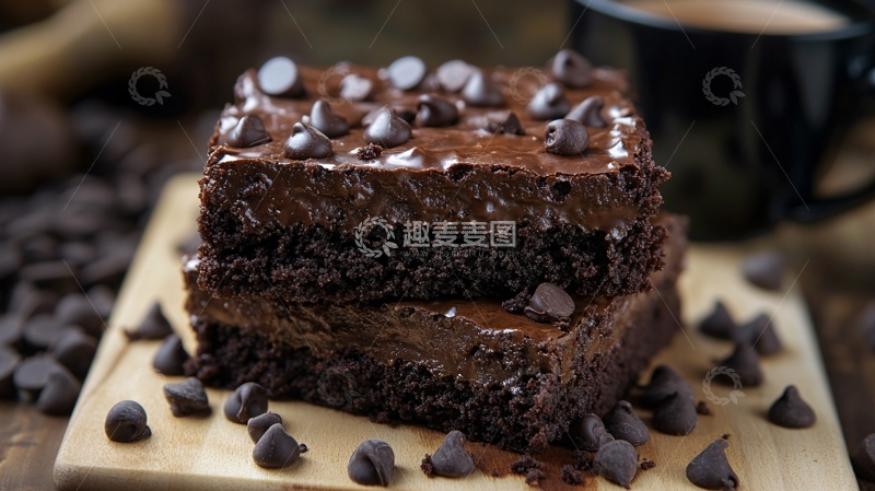 高清大图下载【趣麦麦图】浓情布朗尼2