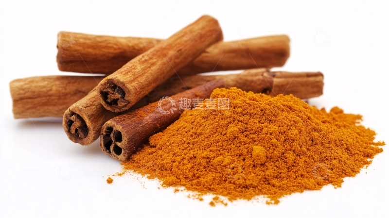 高清大图下载【趣麦麦图】肉桂粉调味品配料1