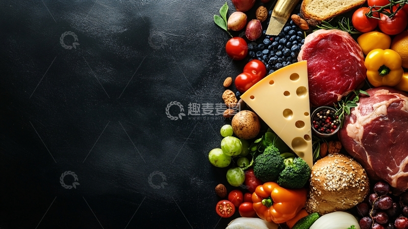 高清大图下载【趣麦麦图】食品安全背景