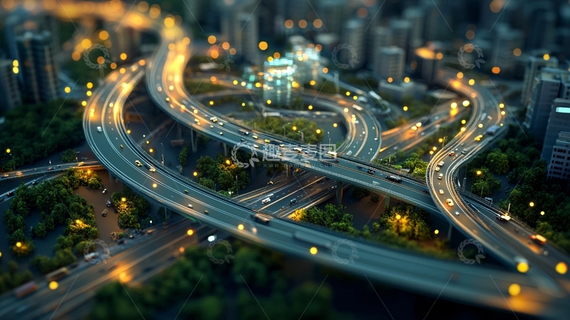 高清大图下载【趣麦麦图】高速路模型1
