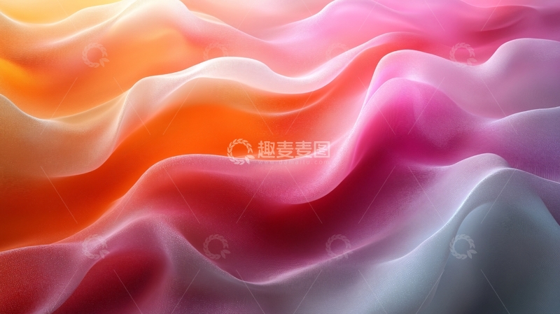 高清大图下载【趣麦麦图】柔美渐变曲线6