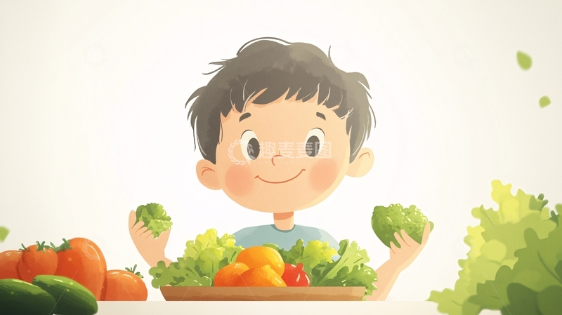 高清大图下载【趣麦麦图】育儿健康饮食