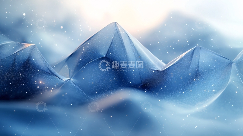 高清大图下载【趣麦麦图】梦幻抽象雪山3