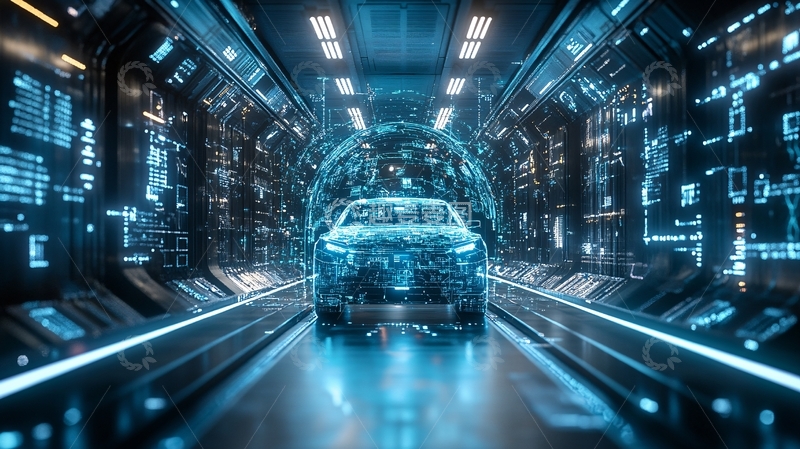 高清大图下载【趣麦麦图】汽车科技背景25