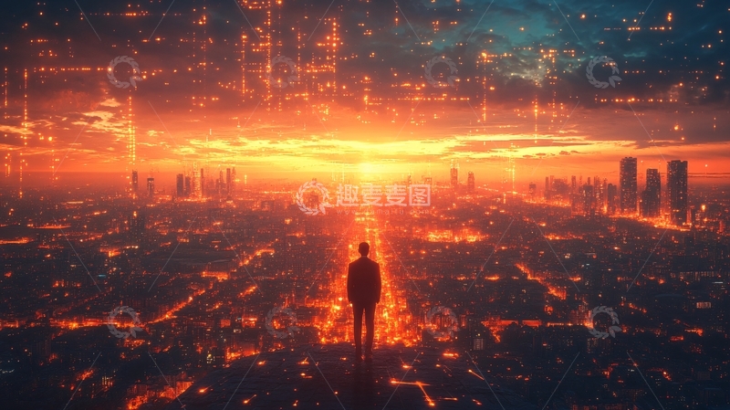 高清大图下载【趣麦麦图】北上广深人工智能10